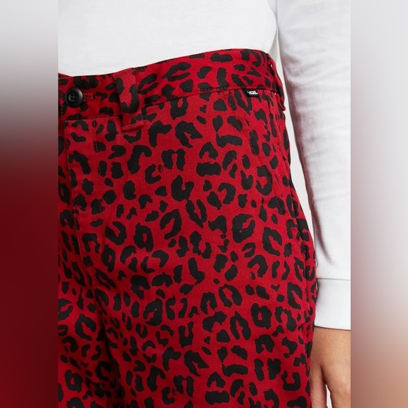 VANS Authentic Chino Pant in Chili Pepper Leopard - Picture 5 of 10